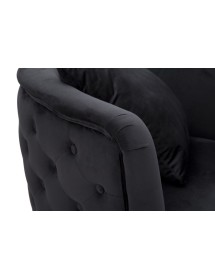 Poltrona bucarest nero cm 76x74x71