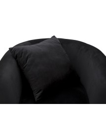 Poltrona bucarest nero cm 76x74x71