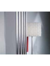 Specchiera foglia argento brillante rettangolare- Misure: l.90 x h.148 x p.5