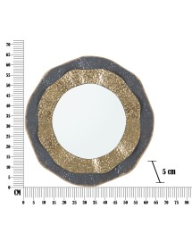 Specchio da muro shai dark cm 65,5x5