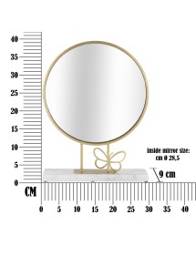 Specchio da appoggio butterfly cm 30x9x39,5