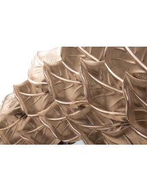Specchio da muro glam petal rame cm 73x5
