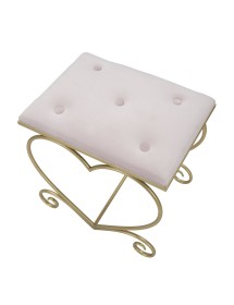 Sgabello heart rosa cm 50x37,5x51,5