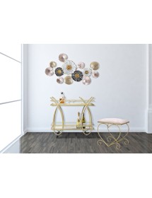 Sgabello heart rosa cm 50x37,5x51,5