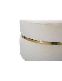 Sgabello paris crema/gold cm 35x40,5