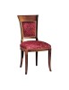 MOBILI 2G - Sedia classica imbottita ecopelle tessuto 48x60x97 vista tessuto