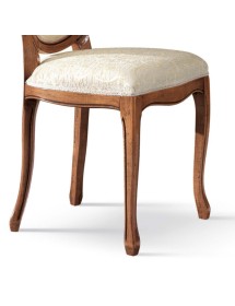 MOBILI 2G -  Soggiorno Classico Completo Legno spina pesce Bassano segreto VISTA FRONTALE SEDIA