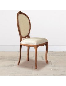 MOBILI 2G -  Soggiorno Classico Completo Legno spina pesce Bassano segreto VISTA FRONTALE SEDIA