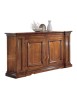 MOBILI 2G - Credenza classica 2 porte 2 cassetti legno bassano intarsio 206X55x120 vista frontale