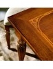 MOBILI 2G -  Soggiorno Classico Completo Legno intarsio Bassano vista frontale tavolo