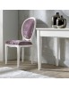 MOBILI 2G - Consolle tavolo moderna allungabile legno bianco shabby 160X55x77 vista frontale