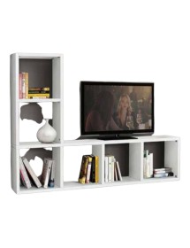 2 ante moderne in frassino bianco 41x41