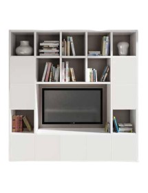 2 ante moderne in frassino bianco 41x41