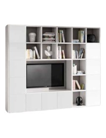 2 ante moderne in frassino bianco 41x41