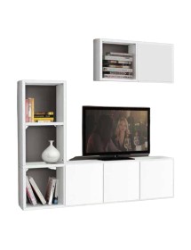 2 ante moderne in frassino bianco 41x41