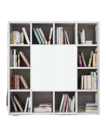 2 ante moderne in frassino bianco 41x41