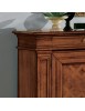 MOBILI 2G - Credenza classica 2 porte 3 cassetti legno bassano intarsio 215X56x117 vista frontale