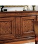 MOBILI 2G - Credenza classica 2 porte 3 cassetti legno bassano intarsio 215X56x117 vista frontale