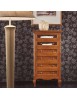 MOBILI 2G - Cassettiera classica 6 cassetti Legno intarsiata bassano 69x43x131 VISTA FRONTALE