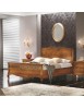 MOBILI 2G - Camera da letto classica intarsiata legno bassano vista frontale letto