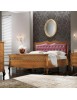 MOBILI 2G - Letto matrimoniale imbottito classico Legno bassano 170x211 VISTA FRONTALE