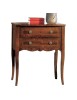 MOBILI 2G - Cassettiera classica 2 cassetti Legno bassano 65x40x80 vista frontale