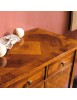 MOBILI 2G - Credenza classica 2 porte 2 cassetti intarsio legno bassano 71X41x83 vista frontale cassetti