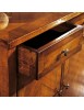 MOBILI 2G - Credenza classica 2 porte 2 cassetti intarsio legno bassano 71X41x83 vista frontale cassetto aperto