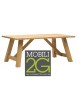 MOBILI 2G - TAVOLO ROVERE IMPIALLACCIATO 160X90 SP. 4 cm  FISSO