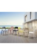 MOBILI 2G - Set 4 Sedie Design Moderne Polipropilene 40x40x79 vista frontale