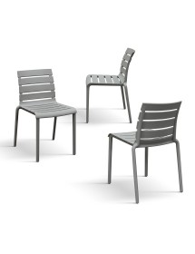 MOBILI 2G - Set 6 Sedie Design Moderne Polipropilene 43x51,5x78,5 vista frontale