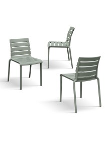 MOBILI 2G - Set 6 Sedie Design Moderne Polipropilene 43x51,5x78,5 vista frontale