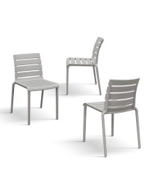 MOBILI 2G - Set 6 Sedie Design Moderne Polipropilene 43x51,5x78,5 vista frontale