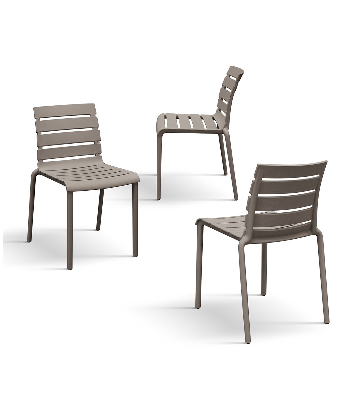 MOBILI 2G - Set 6 Sedie Design Moderne Polipropilene 43x51,5x78,5 vista frontale