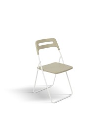 MOBILI 2G - Set 6 Sedie pieghevoli Design Moderne Polipropilene 43x40x78 vista frontale