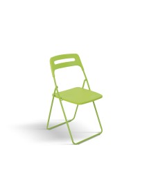 MOBILI 2G - Set 6 Sedie pieghevoli Design Moderne Polipropilene 43x40x78 vista frontale