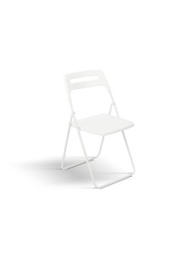 MOBILI 2G - Set 6 Sedie pieghevoli Design Moderne Polipropilene 43x40x78 vista frontale