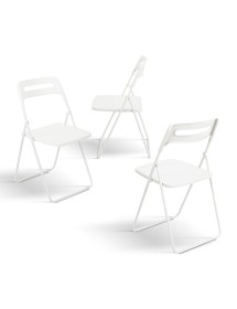 MOBILI 2G - Set 6 Sedie pieghevoli Design Moderne Polipropilene 43x40x78 vista frontale