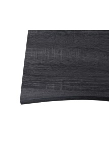 Mobili 2G - Tavolo moderno design allungabile rovere grigio 140x85x76 VISTA FRONTALE PIANO