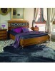 MOBILI 2G - Letto matrimoniale in Legno Classico veneziano 175x215 ISTA FRONTALE