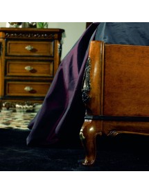 MOBILI 2G - Letto matrimoniale in Legno Classico veneziano 175x215 VISTA PEDATA