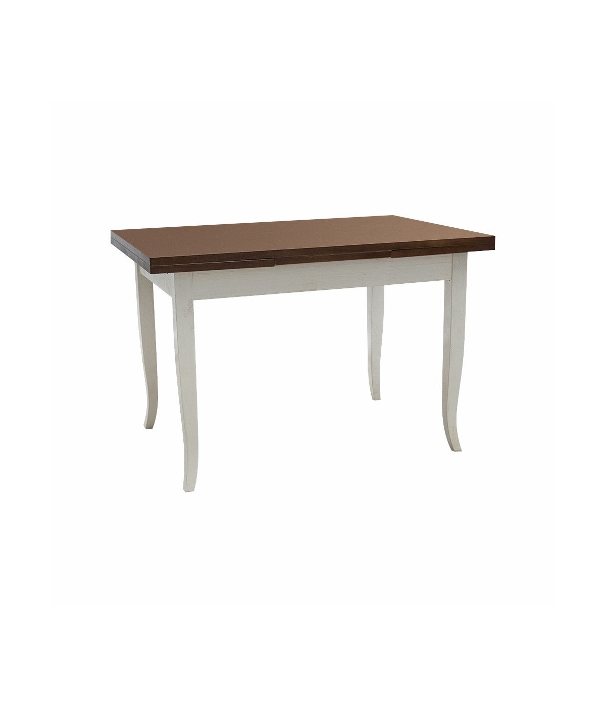 MOBILI 2G - Tavolo allungabile legno bicolore 100x70 120x80 140x80 160x85