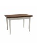 MOBILI 2G - Tavolo allungabile legno bicolore 100x70 120x80 140x80 160x85