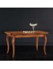 MOBILI 2G - Tavolo classico allungabile legno noce bassano 100x70 120x80 140x80 160x85 VISTA FRONTALE