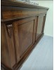 MOBILI 2G - MADIA CREDENZA 2 PORTE IN LEGNO ARTE POVERA TINTA BASSANO L.213 P.55 H.115
