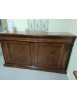 MOBILI 2G - MADIA CREDENZA 2 PORTE IN LEGNO ARTE POVERA TINTA BASSANO L.213 P.55 H.115