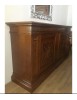 MOBILI 2G - MADIA CREDENZA 2 PORTE IN LEGNO ARTE POVERA TINTA BASSANO L.213 P.55 H.115