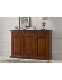 MOBILI 2G - CREDENZONE IN LEGNO 2 PORTE 6 CASSETTI MISURA L.170 P.46 H.116 VISTA FRONTALE