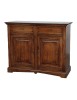 MOBILI 2G - Credenza classica 2 ante Legno tinta bassano 117X46X96 vista frontale