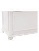 MOBILI 2G - Cassapanca in legno bianco anticato shabby 100X42X50 VISTA FRONTALE